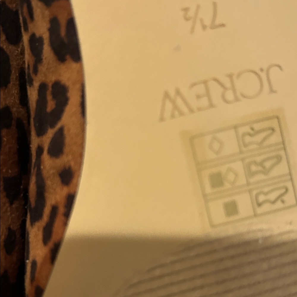 J. Crew Brown Leopard Mules with Bow Detail - Picture 4 of 6